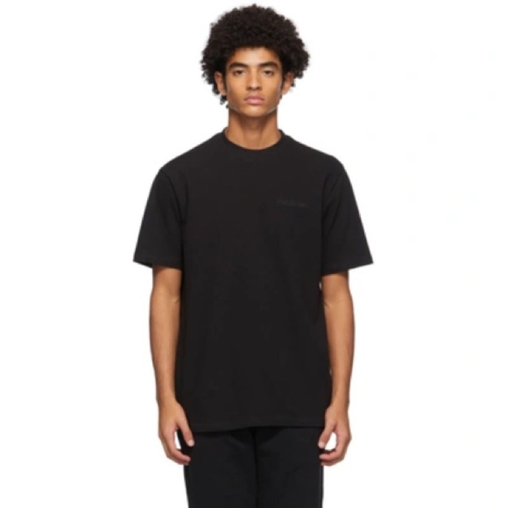 Aime Leon Dore Tonal Logo Tee In Jet Black
